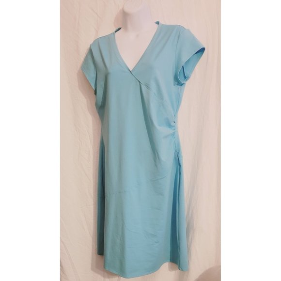 Athleta Teal Blue/Green Dress Sz M - Picture 4 of 6